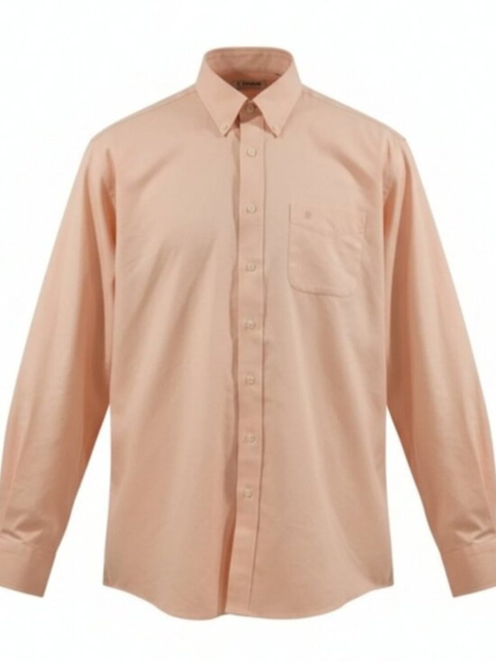 L.L. Bean NWOT SZ 17/34 Pink Traditional Fit Wrinkle Free Long Sleeve Button Up